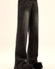Men's Washed Bootcut Jeans | Zadinia